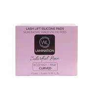 Sztuczne rzęsy i akcesoria - Wałeczki Colorful Line Różowe Curved - miniaturka - grafika 1