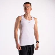 Koszulki sportowe damskie - Tank top slim DZIK® biały - miniaturka - grafika 1