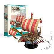 Puzzle - Puzzle 3D Żaglowiec Roman Warship 85 elementów - miniaturka - grafika 1