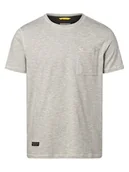 Koszulki męskie - Camel Active - T-shirt męski, beżowy|szary - miniaturka - grafika 1