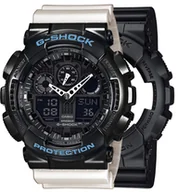 Zegarki męskie - Zegarek G-SHOCK SET GA-100-1A1ER + BEZEL 10514393 + PASEK 10395227  - - miniaturka - grafika 1