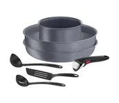 Zestawy garnków i patelni - Tefal - Zestaw naczyń kuchennych 7 szt INGENIO NATURAL FORCE - miniaturka - grafika 1