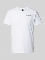 Koszulki męskie - T-shirt z nadrukiem z logo - miniaturka - grafika 1