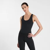 Koszulki i topy damskie - Koszulka damska New Balance WT51150BK czarna - miniaturka - grafika 1