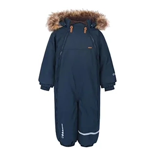 Kombinezony dla dzieci - MINYMO Unisex Baby Snow kombinezon śniegowy Herringbone Snowsuit, Total Eclipse, 98 - grafika 1