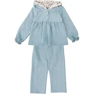 Odzież sportowa dziecięca - BABIDU Dres dziewczęcy, miękka bawełna, bluza ze spodniami, wygodna tkanina, oddychająca tkanina do noszenia na co dzień, idealna dla dziewczynek lub chłopców - miniaturka - grafika 1