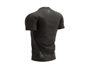 COMPRESSPORT Koszulka biegowa z krótkim rękawem TRAINING T-SHIRT SS Black Edition 2021 czarna - Koszulki sportowe męskie - miniaturka - grafika 1