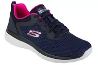 Sneakersy damskie - Skechers Damskie sneakersy 12607, Marine Hot Rosa, 38 EU - miniaturka - grafika 1