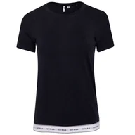 Koszulki i topy damskie - Guess Koszulka Damska T-Shirt Carrie Czarna O2Bm08Kbbu1 Jblk Xs - miniaturka - grafika 1