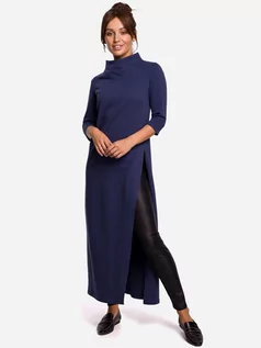 Bluzki damskie - Tunika BeWear B163 137687 XL Niebieska (5903068483882) - grafika 1