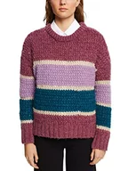 Swetry damskie - ESPRIT Damski sweter 112EE1I319, 617/CHERRY RED 3, XS - miniaturka - grafika 1