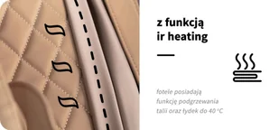 Sakura fotel masujący Comfort 806 brązowy - Akcesoria do masażu - miniaturka - grafika 25