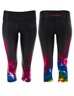 Legginsy - WINSHAPE Winshape Ael202 Kosmiczne legginsy 3/4 dla kobiet, slim fit, fitness, czas wolny, sport, joga, trening Legginsy 3/4 damskie, Kosmiczny, XS - grafika 1