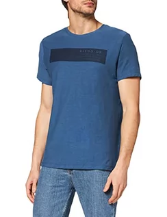 Koszulki męskie - Blend T-shirt męski, 194026/Ensign Blue, M - grafika 1