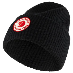 Czapka Fjällräven Övik 1960 Logo Hat Black - Czapki i chusty sportowe damskie - miniaturka - grafika 1