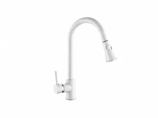 Bateria Kuchenna Granitowa Yoko Biała - Baterie kuchenne Bateria Kuchenna Granitowa Yoko Biała - Baterie kuchenne - miniaturka - grafika 1