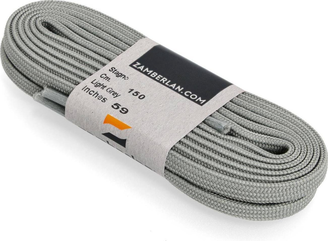 Zamberlan Sznurowadła Zamberlan Flat Lace - light grey 150 cm
