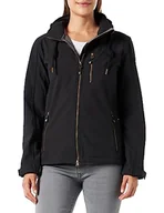 Kurtki damskie - Damska kurtka softshell z odpinanym kapturem kurtka przejściowa Windbreaker #ankerglutfreude - miniaturka - grafika 1