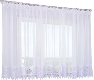 Firany - FIRANA PROSTA GOTOWA GIPIURA 400X180 KORONKA DŁUGA - miniaturka - grafika 1