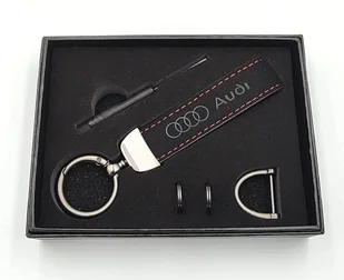 AUDI BRELOK samochodowy AUDI BRELOCZEK do kluczy + pudełko na prezent - Akcesoria motoryzacyjne - miniaturka - grafika 1