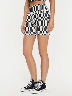 Converse Szorty sportowe W Aop Wordmark Bike Short 10026990-A01 Kolorowy Skinny Fit - Spodenki damskie - miniaturka - grafika 1