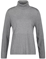 Swetry damskie - GERRY WEBER Edition Damski sweter 770584-44707, szary melanż, 38 (DE) - miniaturka - grafika 1