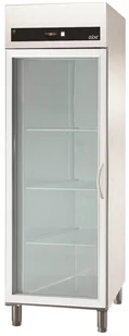 Szafa chłodnicza przeszklona galwanizowana 700L GN 2/1 ASBER GREEN LINE ECP-G-701 GLASS HC L - Szafy i witryny chłodnicze - miniaturka - grafika 1