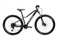 Rowery - Damski rower górski MTB KROSS LEA 5.0 rozmiar L Granatowy - miniaturka - grafika 1