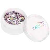 Ozdoby do paznokci - Indigo Barbirella wielokolorowy, błyszczący pyłek do profesjonalnego zdobienia paznokci oraz manicure hybrydowego - miniaturka - grafika 1