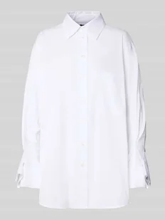 Bluzka koszulowa z listwą guzikową - Bluzki damskie Bluzka koszulowa z listwą guzikową - Bluzki damskie - miniaturka - grafika 1