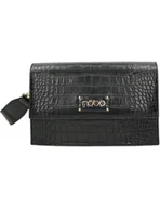 Portfele - Mały portfel Nobo, etui na karty czarny - miniaturka - grafika 1