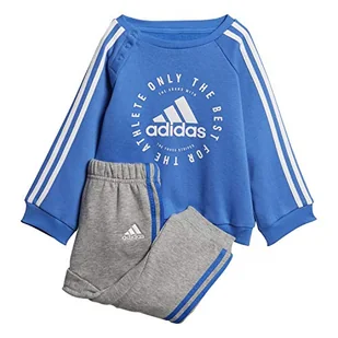 adidas 3 paski do biegania, Płeć S Niebieski/Biały (True Blue/White) - Odzież sportowa dziecięca - miniaturka - grafika 1