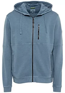 camel active Męska bluza z kapturem 409401/1W03, Stone Blue, XL, Stone Blue, XL - Bluzy męskie - miniaturka - grafika 1