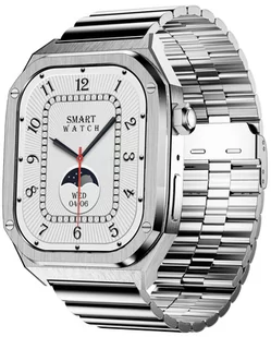 Hagen HC73.111.1411.536-SET Smartwatch HC73 srebrny - Smartwatch - miniaturka - grafika 1