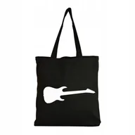 Torby i wózki na zakupy - Eko TORBA Shopper Na ramię Muzyka Nuty Gitara #3 - miniaturka - grafika 1