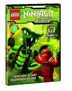 Lego Ninjago Rok węży DVD - Filmy dla dzieci DVD - miniaturka - grafika 1