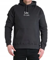 Bluzy męskie - LEE LOGO LOOSE HOODIE MĘSKA BLUZA WASHED BLACK L83UTJON 112144595 - Lee - miniaturka - grafika 1
