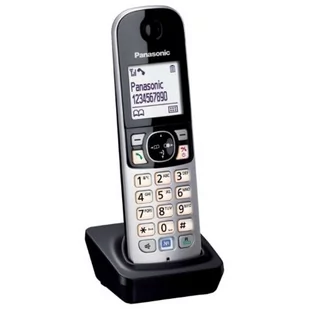 Panasonic KX-TGA681FXB czarna - Telefony stacjonarne - miniaturka - grafika 1
