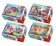 Puzzle - Trefl Puzzle mini 54 elementy Wesoły dzień Enchantimals mix wzorów - miniaturka - grafika 1