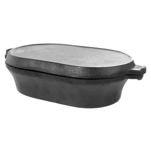 Orion Brytfanna żeliwna patelnia grillowa garnek 28 cm 127017 - Brytfanny - miniaturka - grafika 7