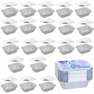 Formy do ciast - Foremki aluminiowe do pieczenia z pokrywką 250ml - miniaturka - grafika 1