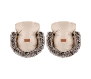 PETITE&MARS - Mufka na rączki wózka FURRY Rose Petal - Akcesoria do wózków - miniaturka - grafika 1