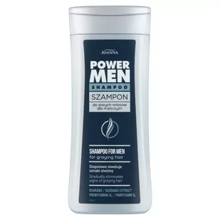 Joanna szampon 200 ml Power Hair dla siwych - Szampony do włosów - miniaturka - grafika 1