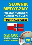 Pozostałe języki obce - Słownik medyczny polsko-norweski, norwesko-polski + CD - miniaturka - grafika 1