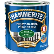 Farby do metalu - Farba Prosto Na Rdzę Zielony Liściasty Połysk 0,25 l Hammerite - miniaturka - grafika 1