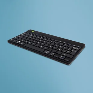 R-Go Tools Ergonomiczna R-Go Compact Break klawiatura, Bluetooth, z oprogramowaniem do robienia przerw, QWERTY (ES), czarna - Klawiatury - miniaturka - grafika 1