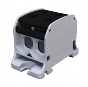 Kostki, złączki, wtyczki - Simet Złączka szynowa gwintowa Al/Cu STB 50-2 (87320) SIMBLOCK czarny 81002007 - miniaturka - grafika 1