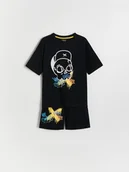 Skarpetki dla dzieci - Reserved - Dwuczęściowa piżama - czarny - miniaturka - grafika 1