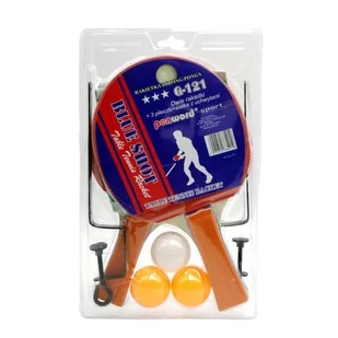 Rakietki + 3 piłki + siatka - Sport i wypoczynek - miniaturka - grafika 1