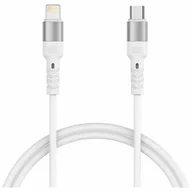 Kable USB - Forever Kabel USB Typ C Lightning Core High Power 1.5m Biały GSM113205 - miniaturka - grafika 1